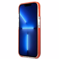 Karl Lagerfeld Karl & Choupette Head viedtālruņa apvalks iPhone 13 Pro / iPhone 13 - sarkans