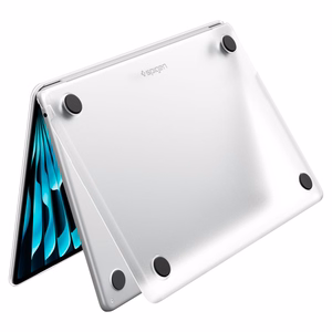 Spigen AirSkin aizsargapvalks MacBook Air 13" 2023 / 2024 / 2025 / 2026 – caurspīdīgs