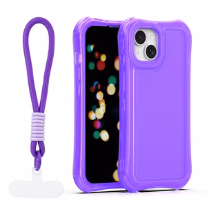 Safepop maciņš ar siksniņu priekš iPhone 14 6,1" violets