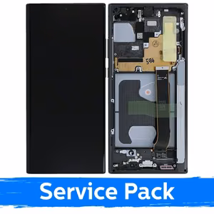 LCD Display Compatible With Samsung N985 (N986) Note 20 Ultra With Frame / Mystic Black / (Service Pack)