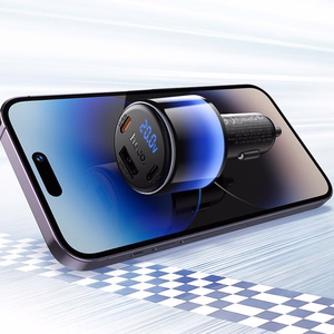 Automašīnas lādētājs Hoco Z69B, USB-A + 2 × USB-C, PD QC3.0, 57 W, melns