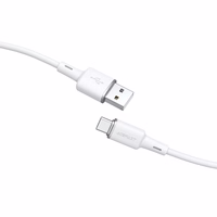 Acefast USB kabelis - USB Type C 1.2m, 3A balts (C2-04 balts)