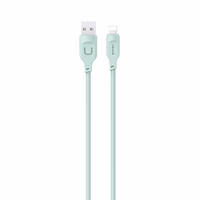 USAMS Kabelis lightning 2,4A 1,2m Fast Charging Lithe Series zaļš SJ565USB04 (US-SJ565)