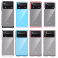 Outer Space Case viedtālruņa apvalks Xiaomi Poco X4 Pro 5G ar elastīgu rāmi melns