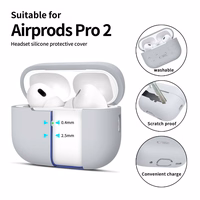 Tech-Protect silikona apvalks Apple AirPods Pro 1 / 2 - pelēks