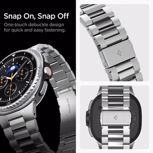 SPIGEN MODERN FIT siksniņa GALAXY WATCH 8 / CLASSIC (40 / 44 / 46 MM) sudrabs