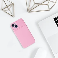 Camshield Soft viedtālruņa apvalks Iphone 13 gaiši rozā