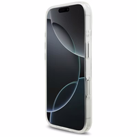 Karl Lagerfeld IML Karl RSG logotipa magnētiskais viedtālruņa apvalks iPhone 17 - caurspīdīgs