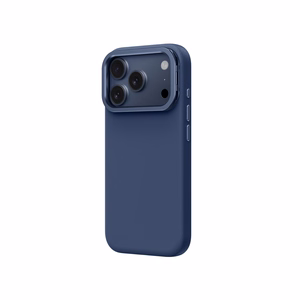 AmazingThing Glamour чехол для iPhone 17 Pro Max с подставкой - синий