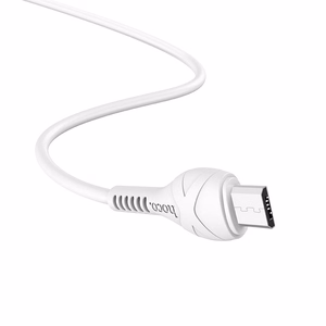 USB cable Hoco X37 Cool Power microUSB 1.0m white