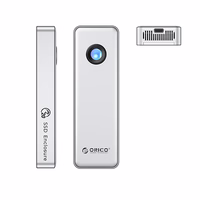 Orico OUM2-G20 M.2 NVME USB-C 3.2 20Gb/s disku ierīce - sudraba