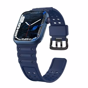 Siksniņa Triple Protection Apple Watch 38 / 40 / 41 mm siksniņa aproce - tumši zila