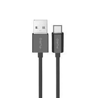 Puro 12W TPE USB-A - microUSB 2m kabelis - melns