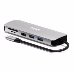 Port Connect Type-C 9-in-1 900164 – USB-C docking station with 4K HDMI and 85W Power Delivery