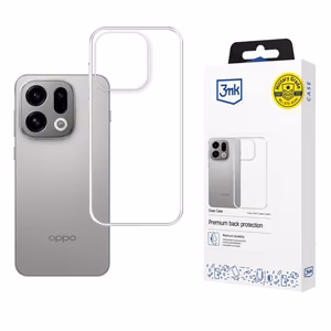 3mk Clear Maciņš for Oppo Find X9 - caurspīdīgs