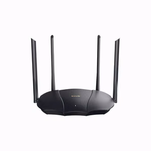 Tenda TX9 PRO bezvadu maršrutētājs Gigabit Ethernet divjoslu (2.4 GHz / 5 GHz) melna