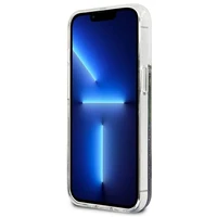 Guess ziedu šķidrs spīdums apvalks iPhone 13 Pro Max - zils