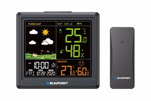 Blaupunkt meteoroloģiskā stacija WS25BK, melna
