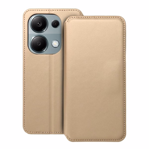 Flip case for Xiaomi Redmi NOTE 13 PRO 4G Dual Pocket Book gold