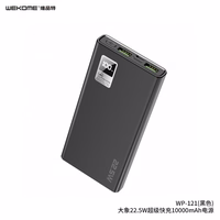 Portatīvais lādētājs WK Design "WP-121" melns 20000mAh