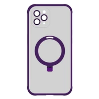 Tel Protect Burvīgais MagSafe ar statīvu apvalks viedtālrunim Iphone 11 Pro – violets