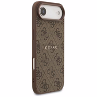 GUESS viedtālruņa apvalks IPHONE 17 Air, saderīgs ar MagSafe GUHMP17MG4GFRW (PU 4G Ring Classic Logo) brūns