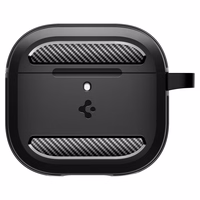 Spigen Rugged Armor viedtālruņa apvalks AirPods 4 - melna