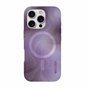 Incase Halo Case vāciņš ar MagSafe iPhone 16 Pro tālrunim, Oil Slick Lilac krāsā