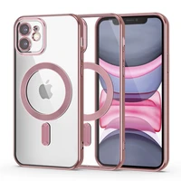 Tech-Protect MagShine Line MagSafe iPhone 11 apvalks - rozā