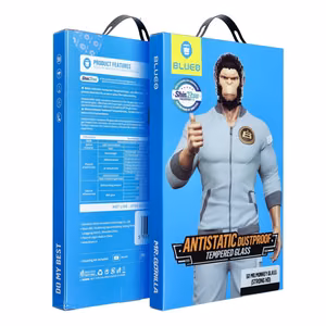 5D Mr. Monkey stikls - Samsung Galaxy S24 Plus melns (Strong Lite)