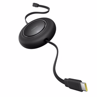 Baseus Free2Pull Mini 100W izvelkams USB-C kabelis - USB-C 2m - Melns