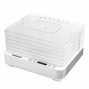 Prime3 SFD51 pārtikas žāvētājs caurspīdīgs, baltā krāsā 420 W