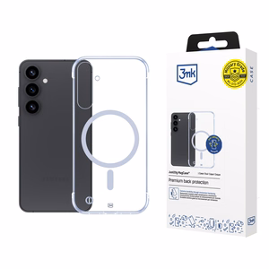 3mk Just20g MagCase korpuss Samsung Galaxy S25+ - caurspīdīgs