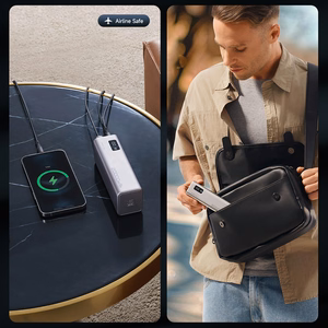 Cuktech CUKP200XGLGR 100W 20000mAh Portatīvais lādētājs 2 x USB-C 1 x USB-A - pelēks