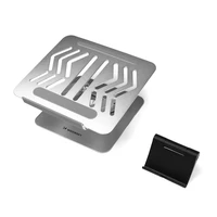 Wozinsky WRS-CPY84SS alumīnija klēpjdatora un planšetdatora statīvs + bezmaksas viedtālruņa statīvs - sudraba