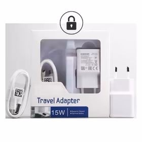 Lādētājs Samsung EP-TA200W Balts original (2A / Fast Charge) + "MicroUSB" kabelis / (original package)