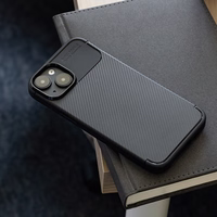 Carbon Black viedtālruņa apvalks Xiaomi Redmi 15C 4G EU / 15C 5G EU (173.16 x 81.06 x 8.2 mm)