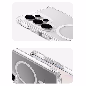 Rock Crystal Clear Magnetic Series maciņš priekš Samsung Galaxy S26 Plus caurspīdīgs