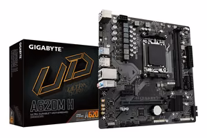 Mātesplate Gigabyte A620M H AMD A620 AM5 Micro-ATX DDR5 2x Slots