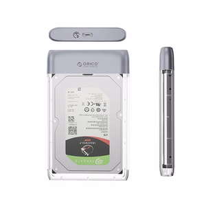 Orico TX25C3 2,5" HDD/SSD USB-C 5Gb/s diskdzinis - caurspīdīgs