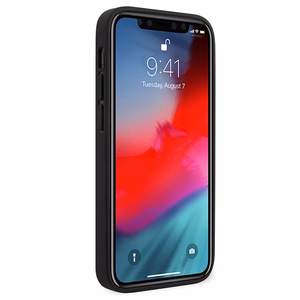 Ferrari FEHQUHCP12SBK iPhone 12 mini 5.4" melns/melns cietais apvalks Off Track Quilted
