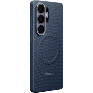 Samsung Carbon Magnet maciņš Samsung Galaxy S26, saderīgs ar MagSafe, zils