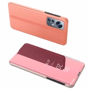 Viedtālruņa apvalks Clear View Xiaomi 12 Lite flip vāciņu rozā