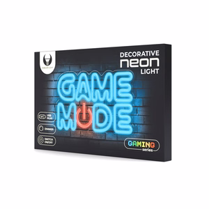 Forever Light Neon Plexi LED Game Mode zils sarkans FPNE38