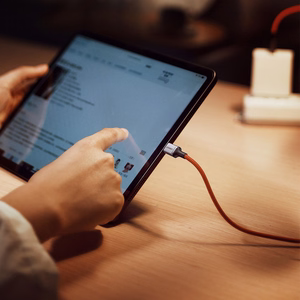 Ugreen US294 USB-C - USB-C 3A 480Mb/s kabelis 1m sarkans