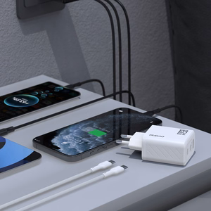 Dudao A29 65W GaN Wall Charger 2 x USB-C + 1 x USB-A - White