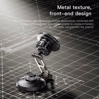 FORCELL F-GRIP IronSecure magnētiskais auto turētājs vējstiklam / paneļim melns