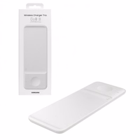 Bezvadu lādētājs Samsung "Trio" EP-P6300TWEGEU Balts 25W (ar lādētājs un kabelis) / 100% Genuine /