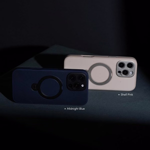 Moshi Kameleon MagSafe vāciņš ierīcei iPhone 16 Pro Max, ar statīva funkciju, “Shell Pink” krāsā