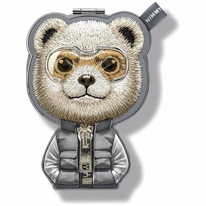 Nimmy Cool&Cute 2.0 Bear magnētiskais piekariņš pelēks